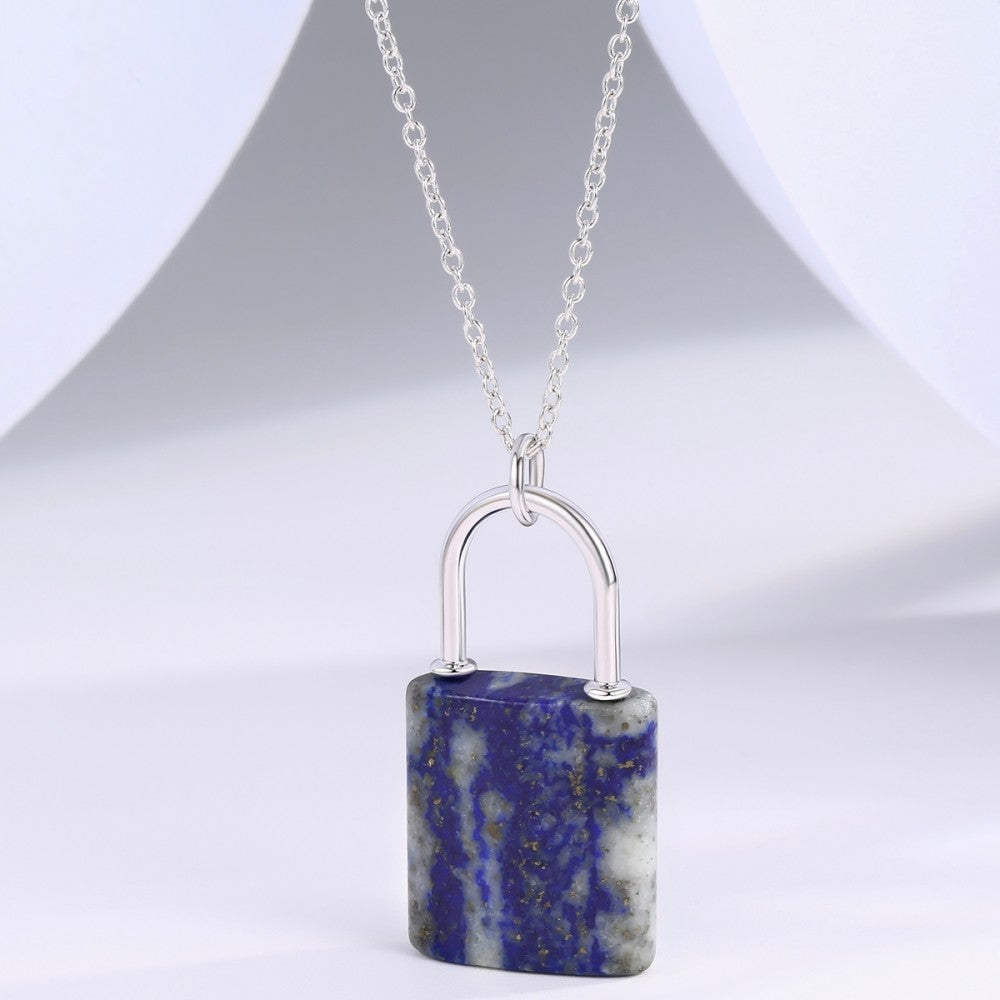 Colar de Liga de Ouro com Cristal Emporia® Azul
