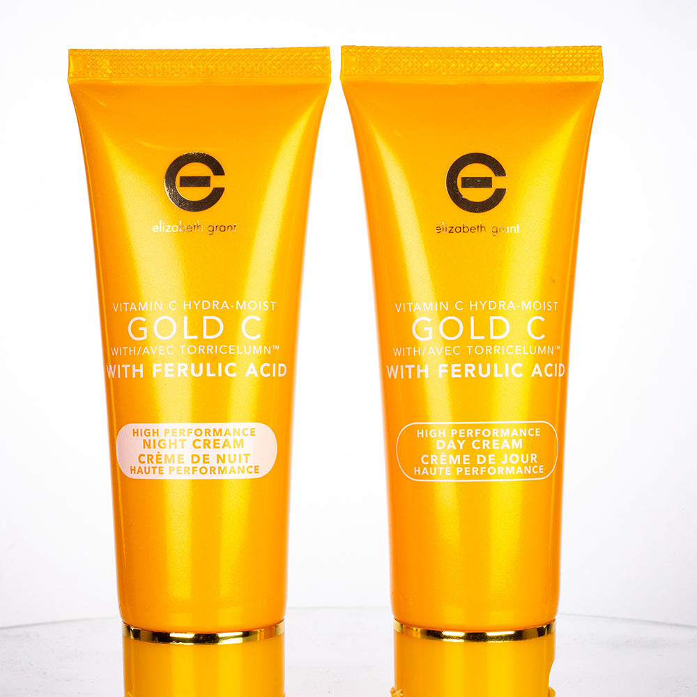 Conjunto de cremes de dia e noite Elizabeth Grant Vitamin C Gold C (2 × 60 ml)