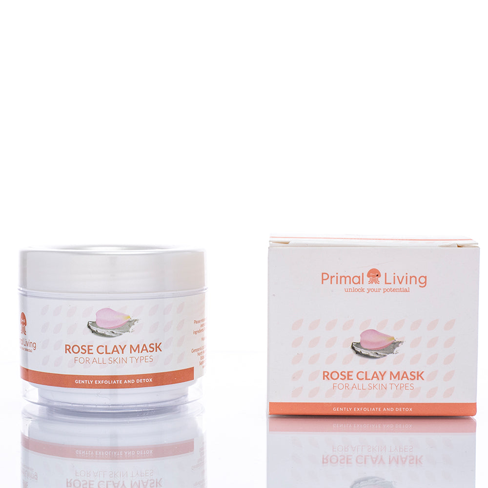 MÁSCARA DE ARGILA NATURAL - ROSA (100ML)