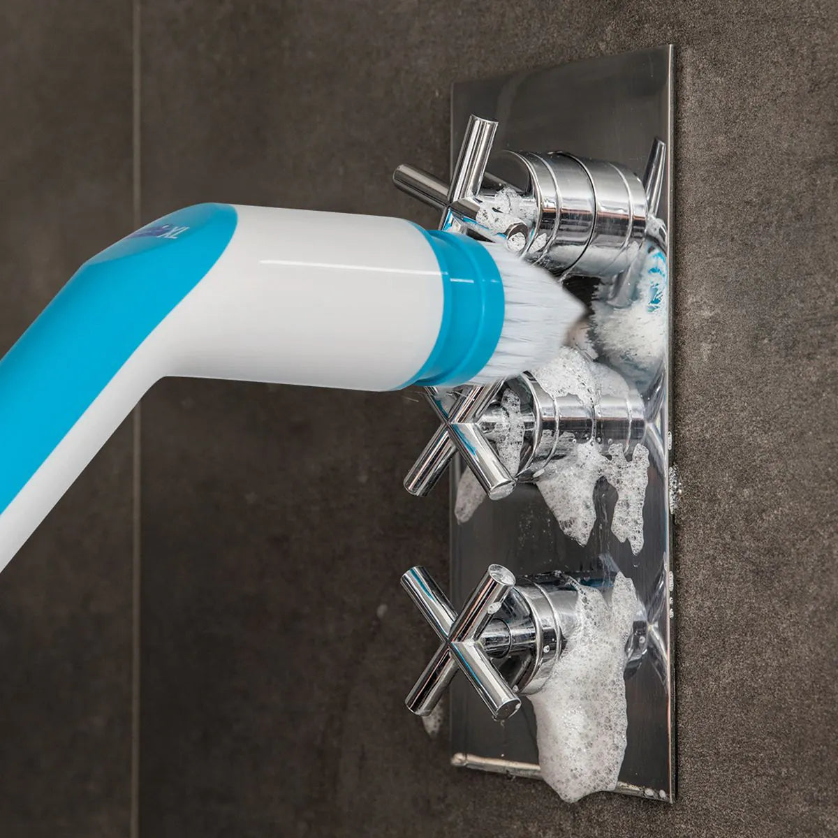 Escova de limpeza elétrica Scrub Buddi XL com 3 cabeças intercambiáveis