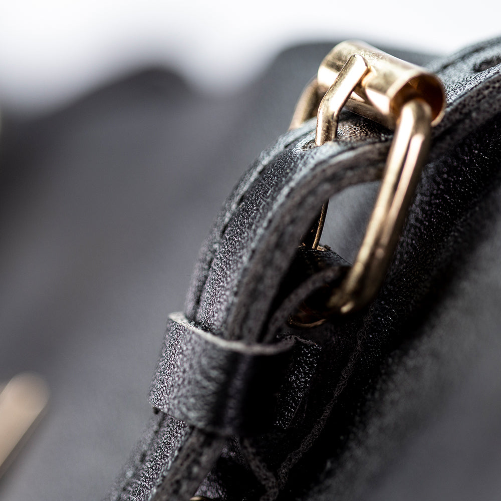 Coleção primavera Emporia 2025 - “Veludo Escuro”, conjunto de 3 peças para malas; preto