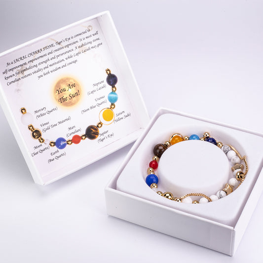 Pulseira de Liga de Ouro com Cornalina e Olho de Tigre