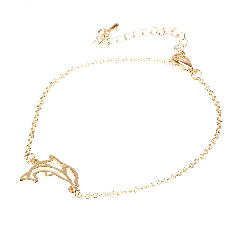 Conjunto de Liga de Ouro ( Colar+Pulseira )