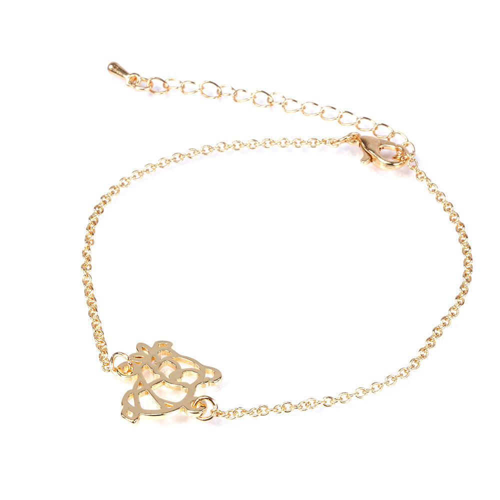 Conjunto de Liga de Ouro ( Colar+Pulseira )