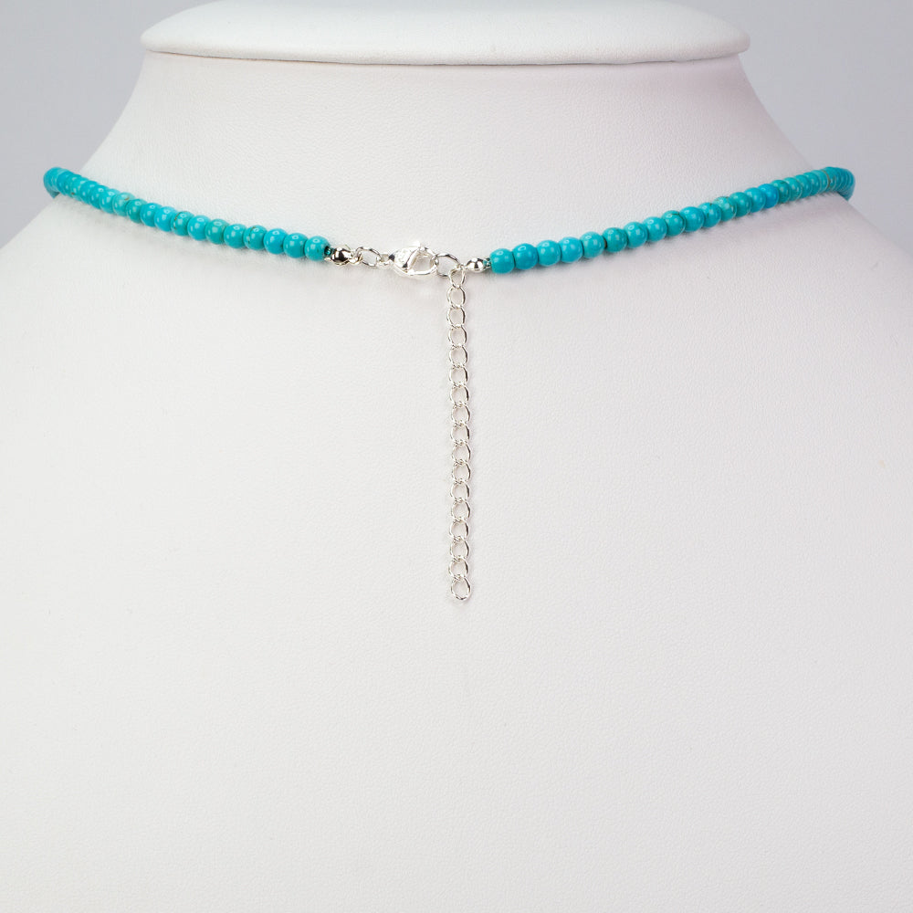 Colar de Prata com Turquesa
