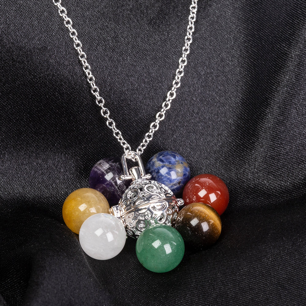 Colar de Liga de Ouro com Ametista e Lápis-lazúli ( Colar+Pendente )