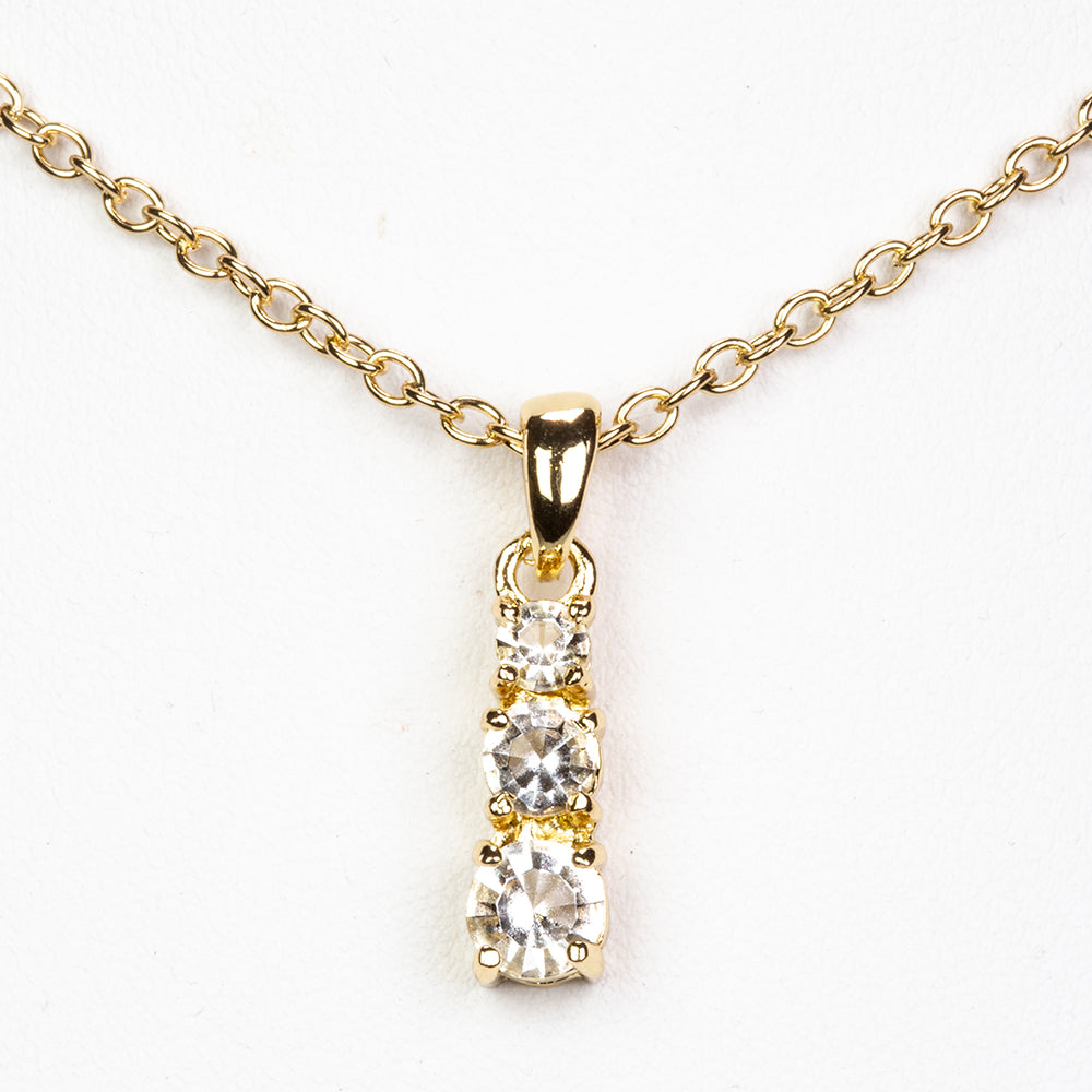 Relógio de Liga de Ouro com Esmeralda e Cristal Emporia® Branco ( Colar+Brincos+Pendente )