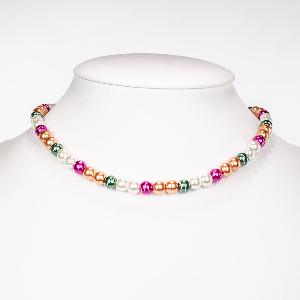 Conjunto de Liga de Ouro ( Colar+Brincos+Pulseira )