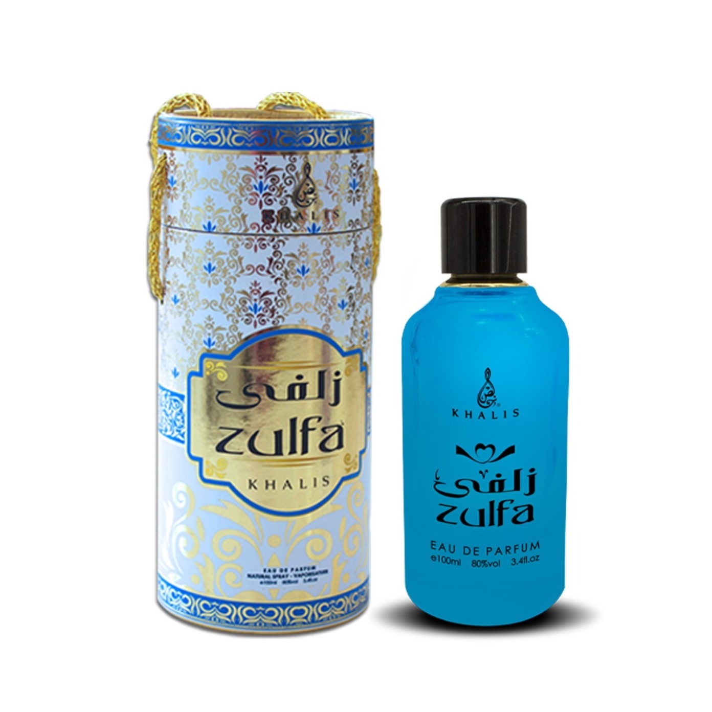 100 ml de Eau de Perfume ZULFA Fragrância Frutal Almiscarada para Mulher