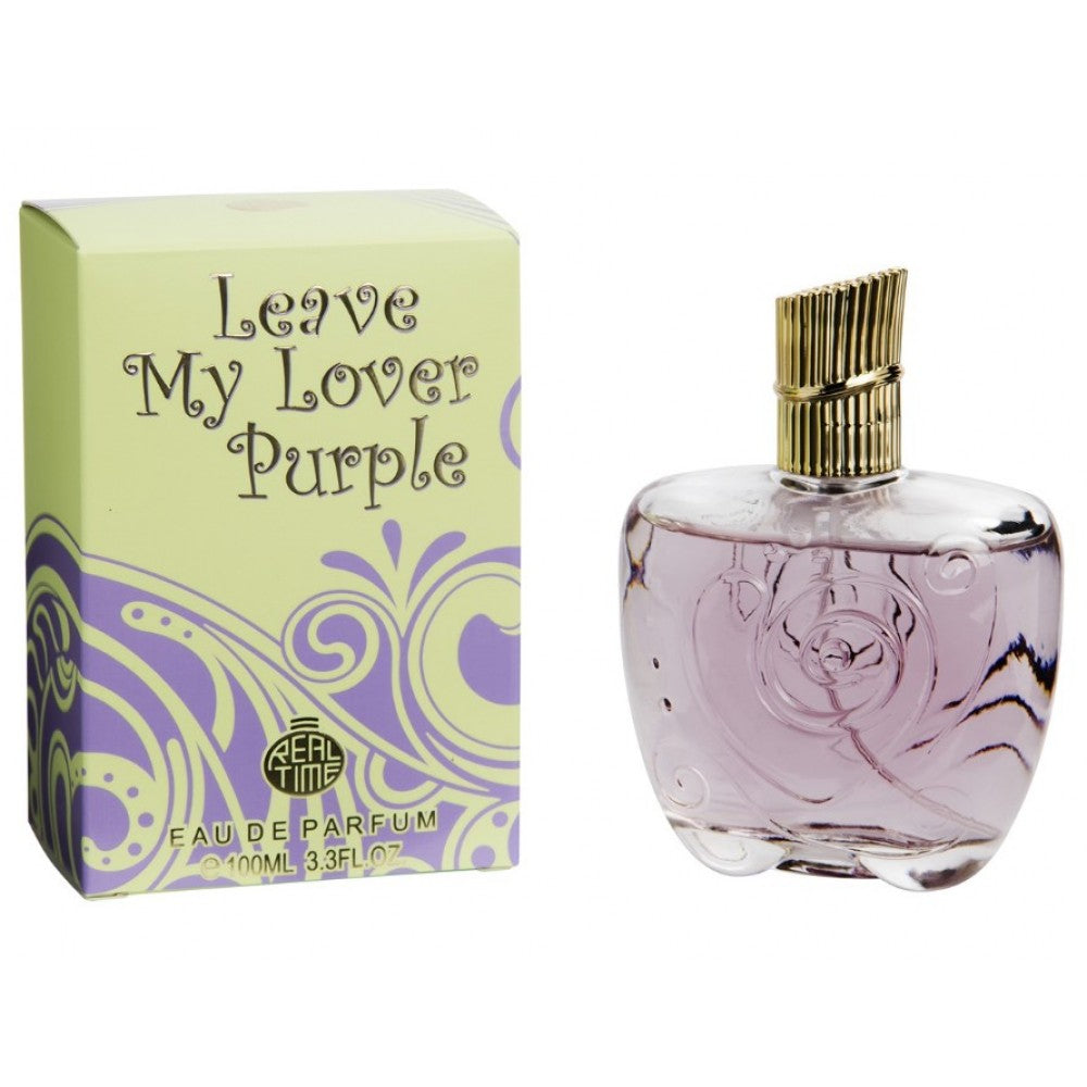100 ml EDP LEAVE MY LOVER PURPLE, fragrância oriental - baunilha para mulher