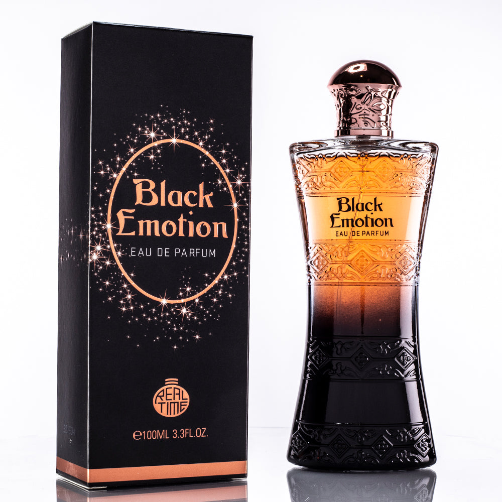 RealTime EDP 100ml "Black Emotion" - Família: Oriental - Baunilha
