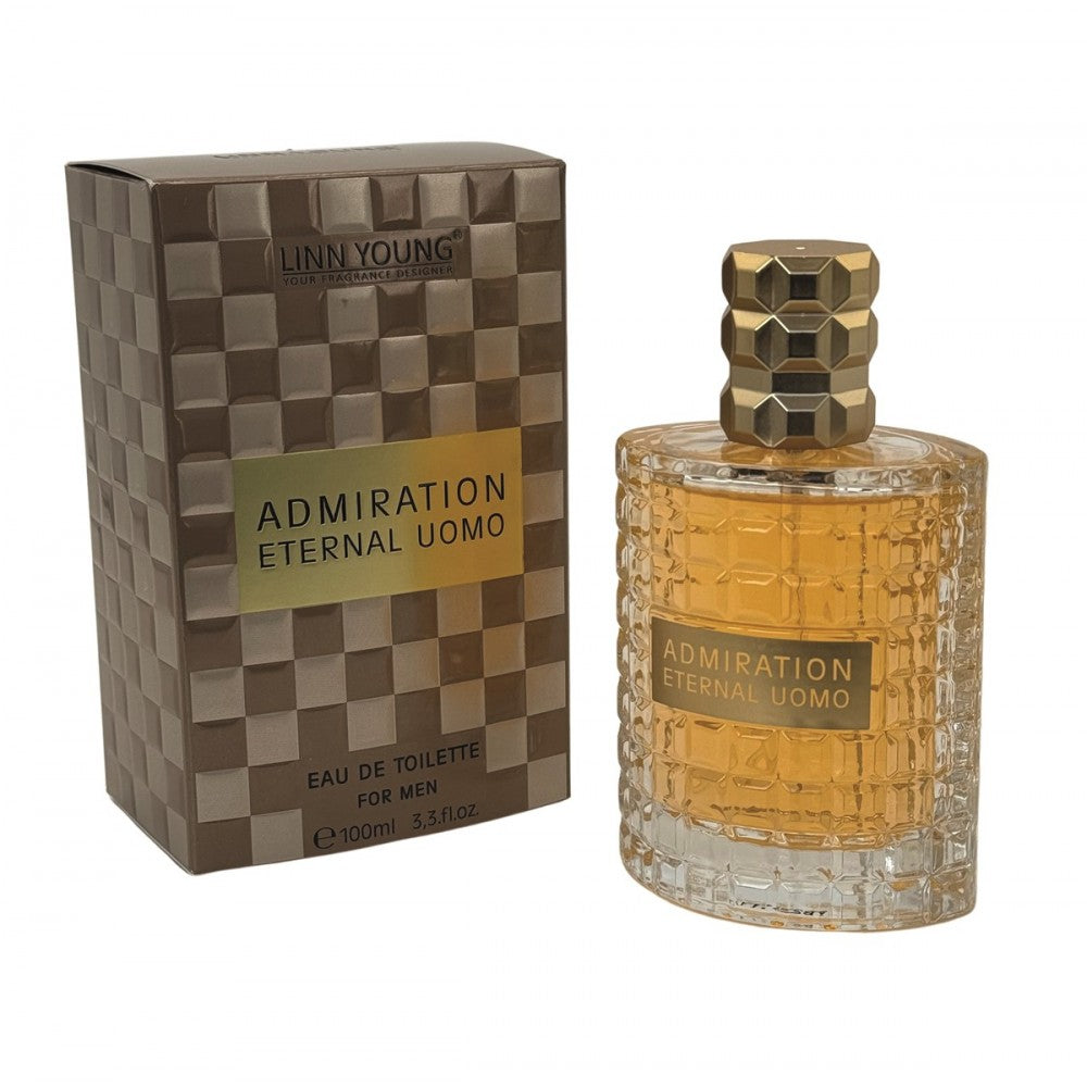 "Admiration Eternal Uomo" EDT 100 ml – fragrância amadeirada-especiada