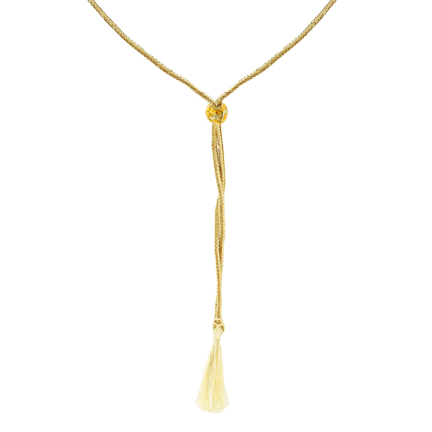 Colar de Prata com Banho de Ouro com Amazonita