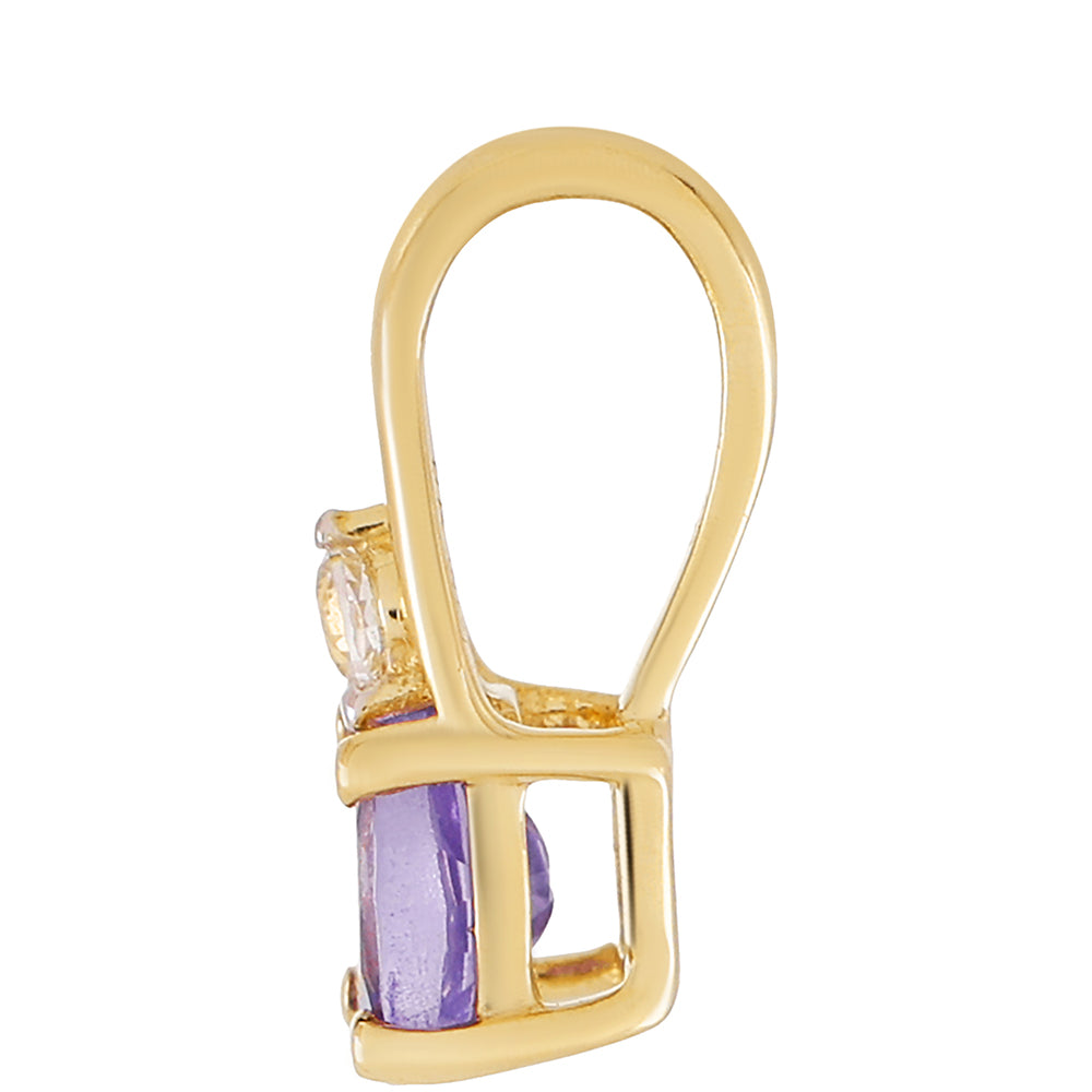 Conjunto de Ouro com Tanzanite AAA e Topázio Branco ( Brincos+Anel+Pendente ) Contraste: Cruz missionária