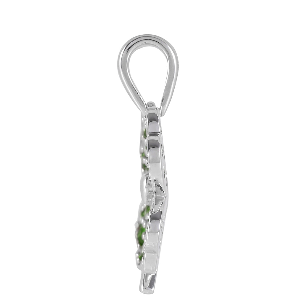 Pendente de Prata com Diópsido Crómio