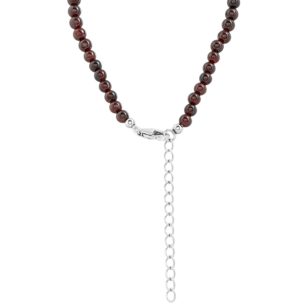 Colar de Prata com Granada