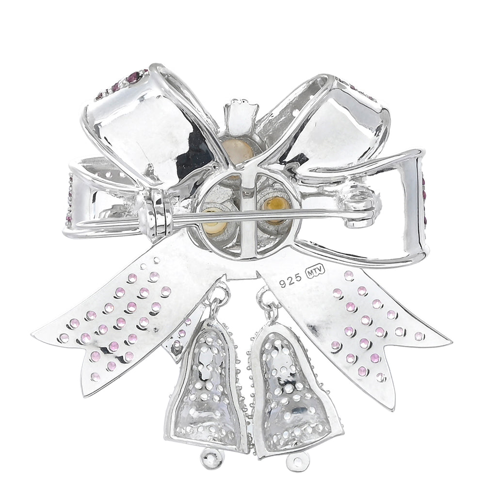 Alfinete de Prata com Granada de Rhodolite Contraste: Cabeca de Veado (800)