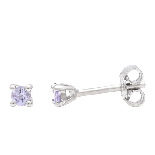 Brincos de Prata com Tanzanite AAA