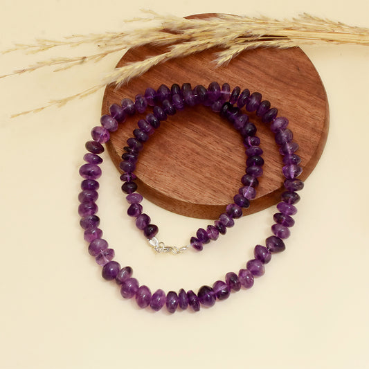 Pulseira de Prata com Ametista do Brasil
