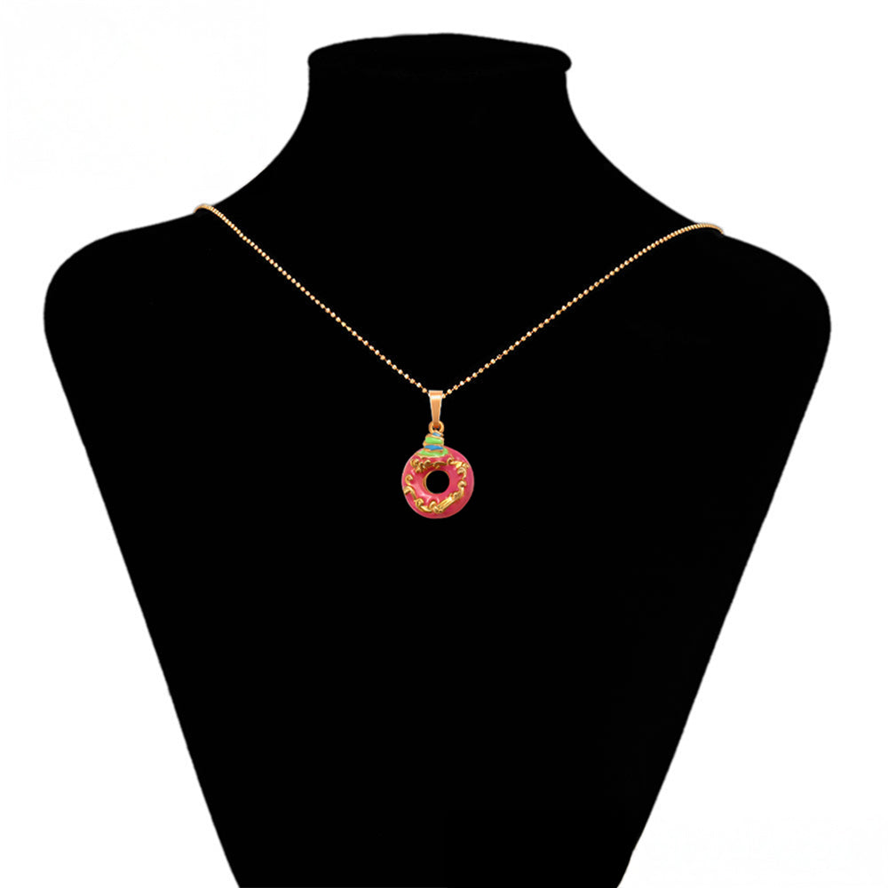Pendente de Liga de Ouro com Esmalte