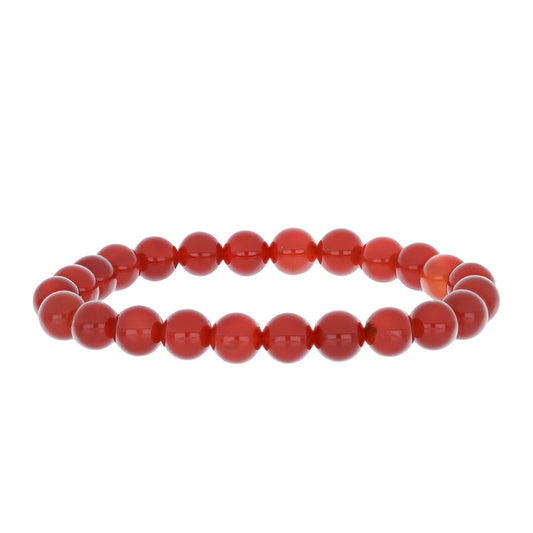 Pulseira com Calcedónia Vermelha