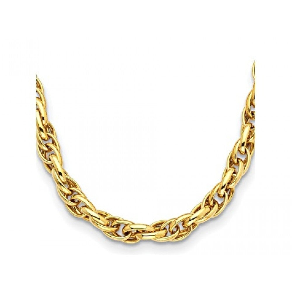 Corrente de Prata com Banho de Ouro Contraste: Cabeca de Veado (800)