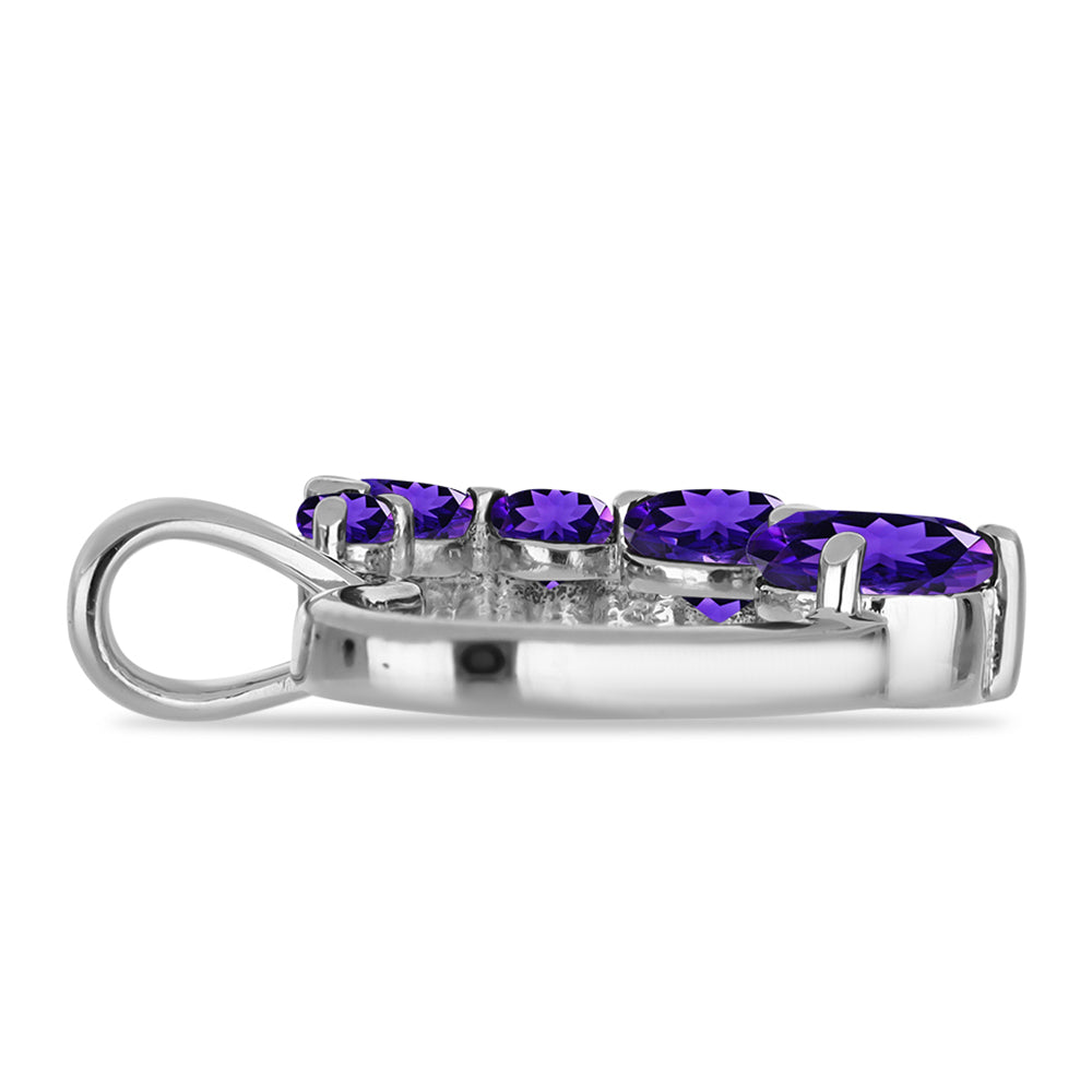 Pendente de Prata com Ametista de Marrocos