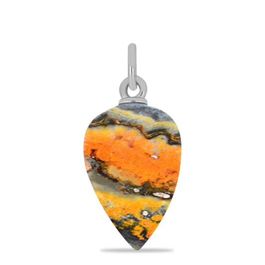 Pendente de Prata com Jaspe Bumble Bee