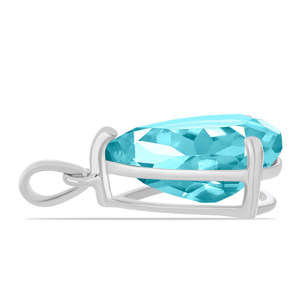 Pendente de Prata com Quartzo de Paraíba