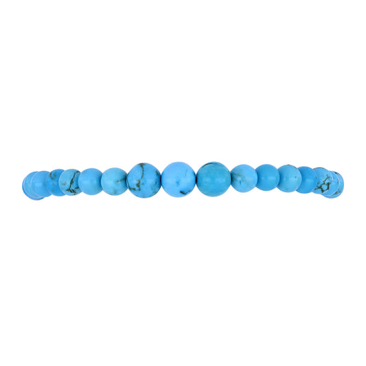 Pulseira de Prata com Banho de Ouro com Turquesa Bela Adormecida
