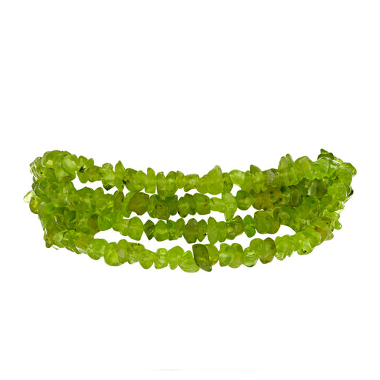 Pulseira de Prata com Peridoto de Changbai