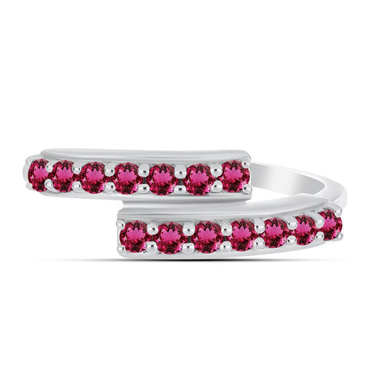 Anel de Prata com Rubelita das Minas do Cruzeiro