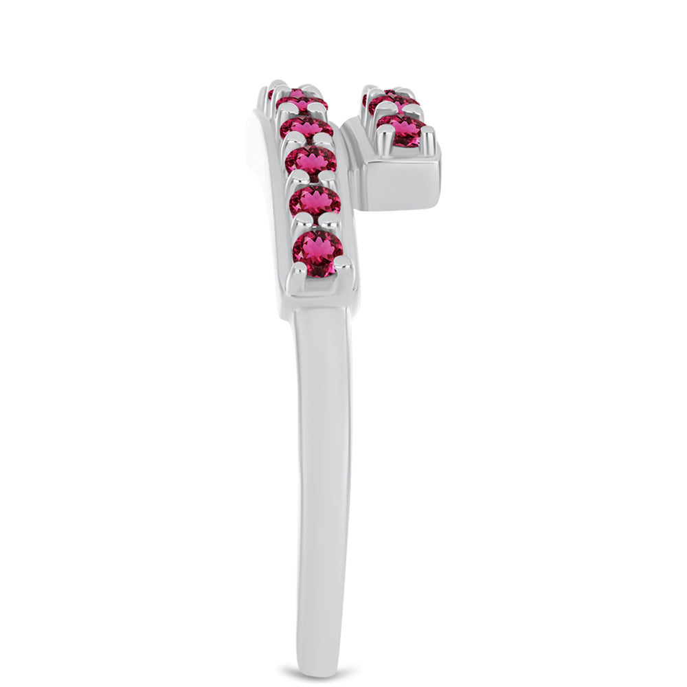 Anel de Prata com Rubelita das Minas do Cruzeiro