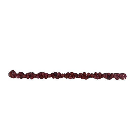 Pulseira de Prata com Banho de Ouro com Granada de Barton