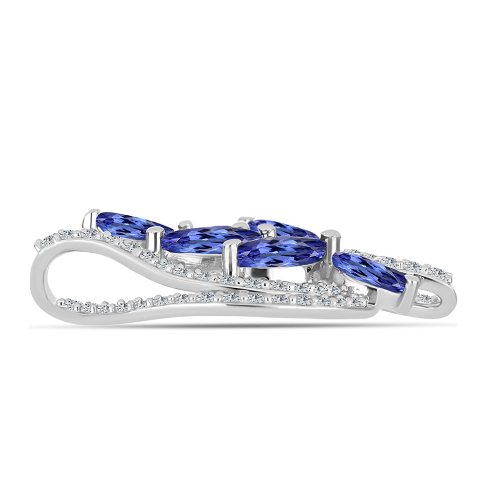 Pendente de Prata com Tanzanite AAA