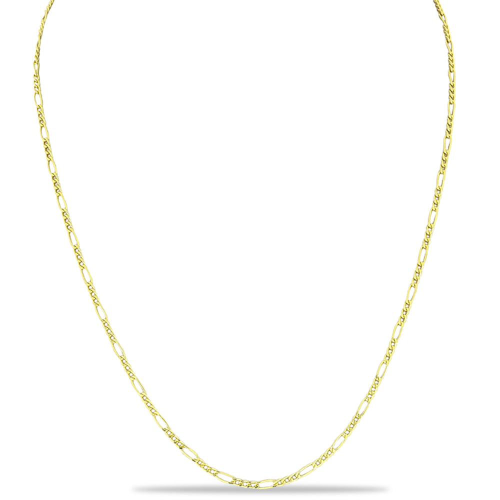 Corrente de Prata com Banho de Ouro Contraste: Cabeca de Veado (800)