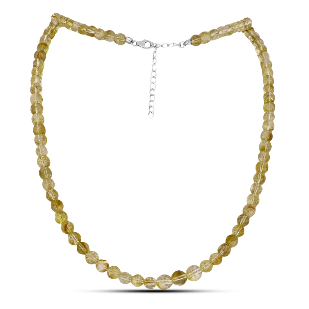 Colar de Prata com Citrino Dourado do Rio Grande