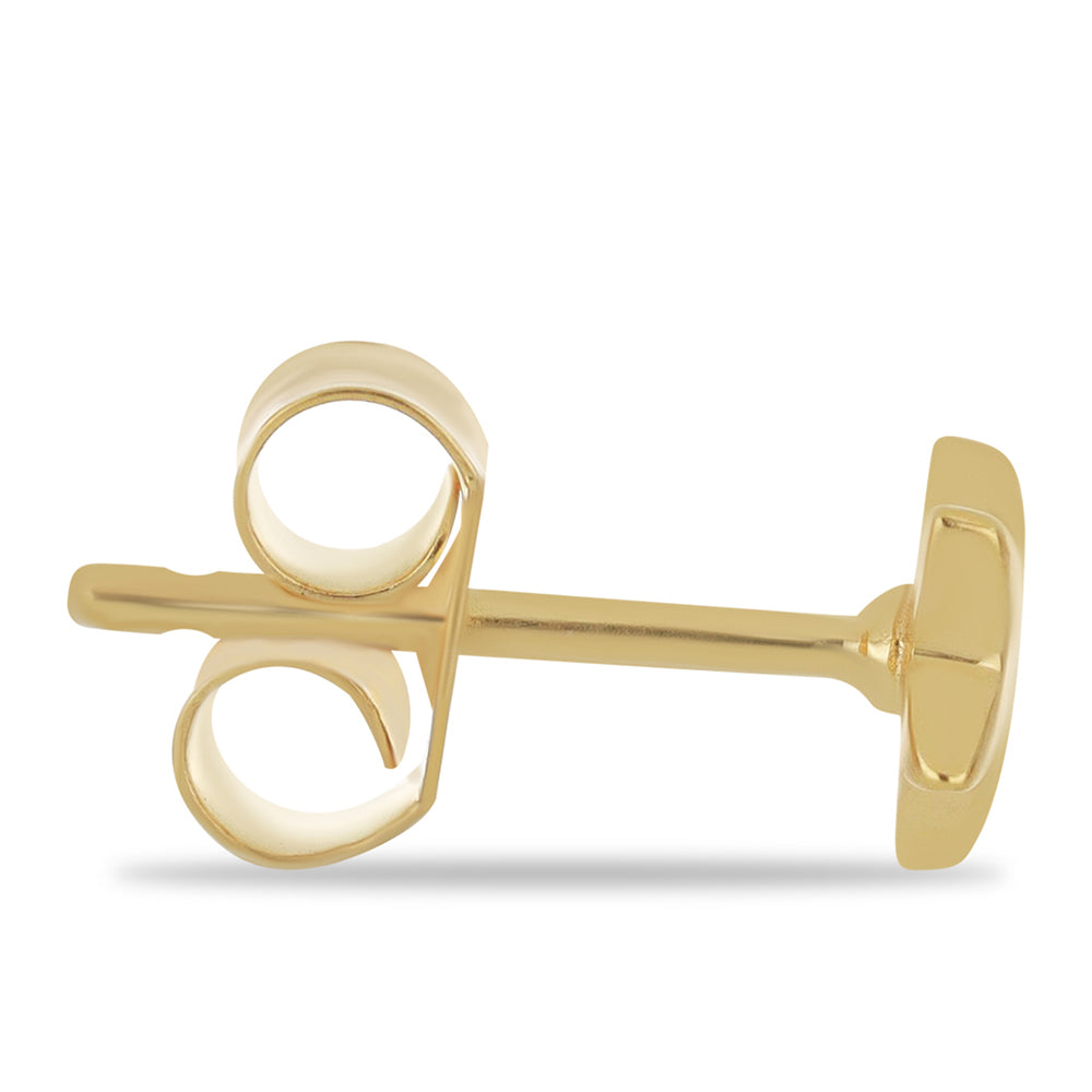 Brincos de Prata com Banho de Ouro