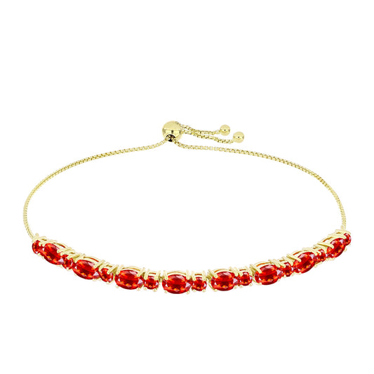 Pulseira de Prata com Banho de Ouro com Opala Fogo de Lega Dembi Contraste: Cabeca de Veado (800)
