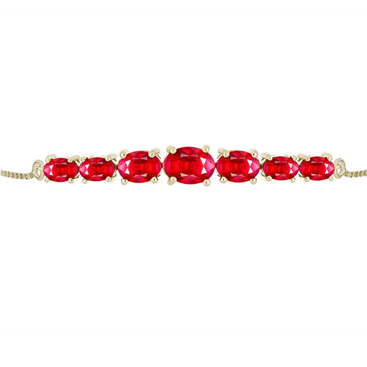 Pulseira de Prata com Banho de Ouro com Ágata Vermelha Contraste: Cabeca de Veado (800)