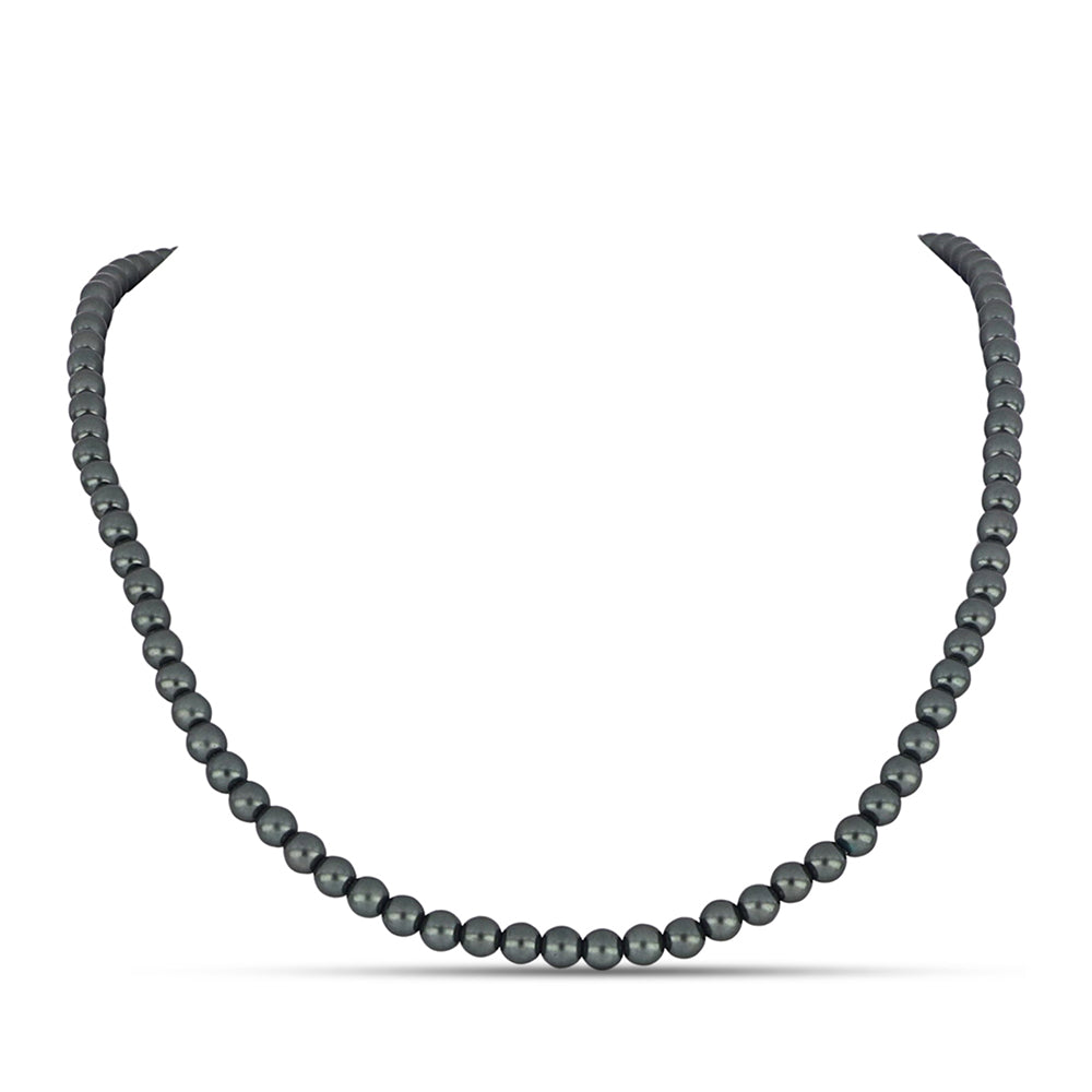Conjunto de Prata com Banho de Ouro com Pérola de água doce com tonalidade verde estilo Taiti ( Colar+Brincos+Pulseira )