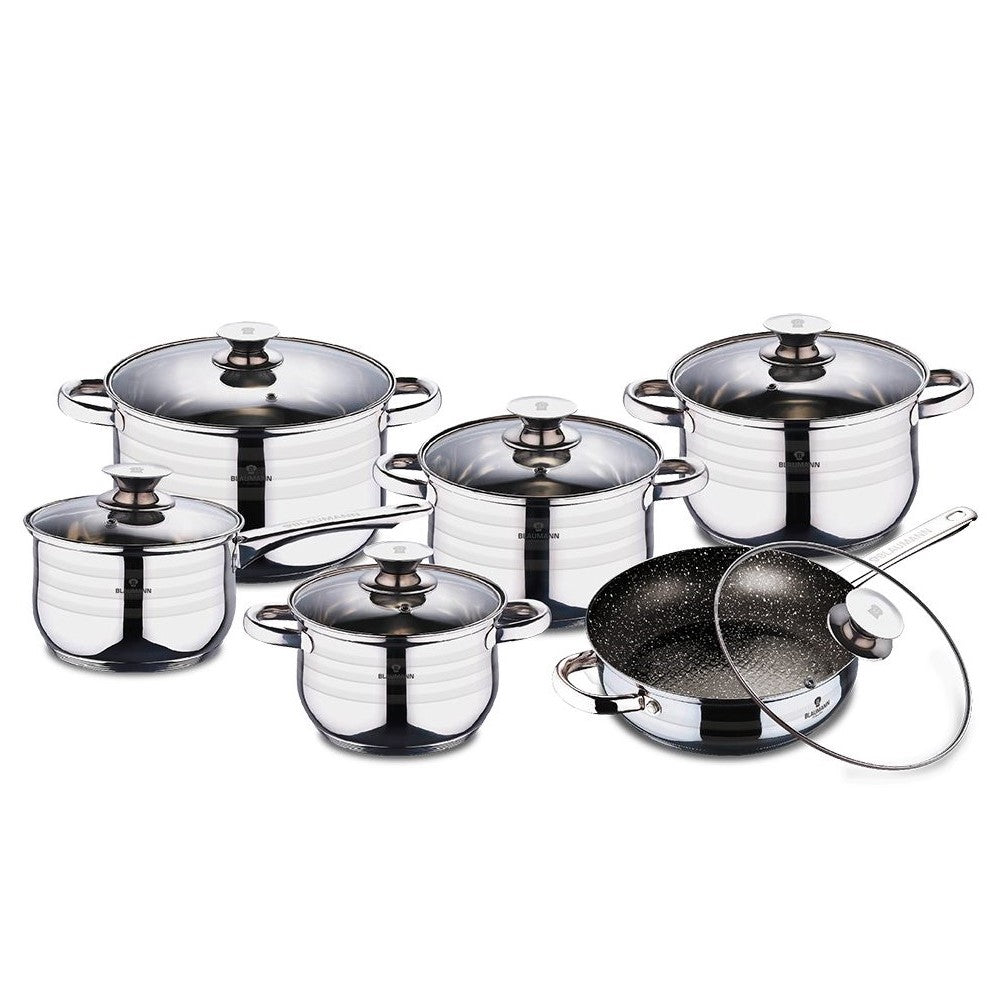 Conjunto Profissonal de Cozinha "BLAUMANN"; 12 peças; Linha Gourmet; QUALIDADE ALEMÃ