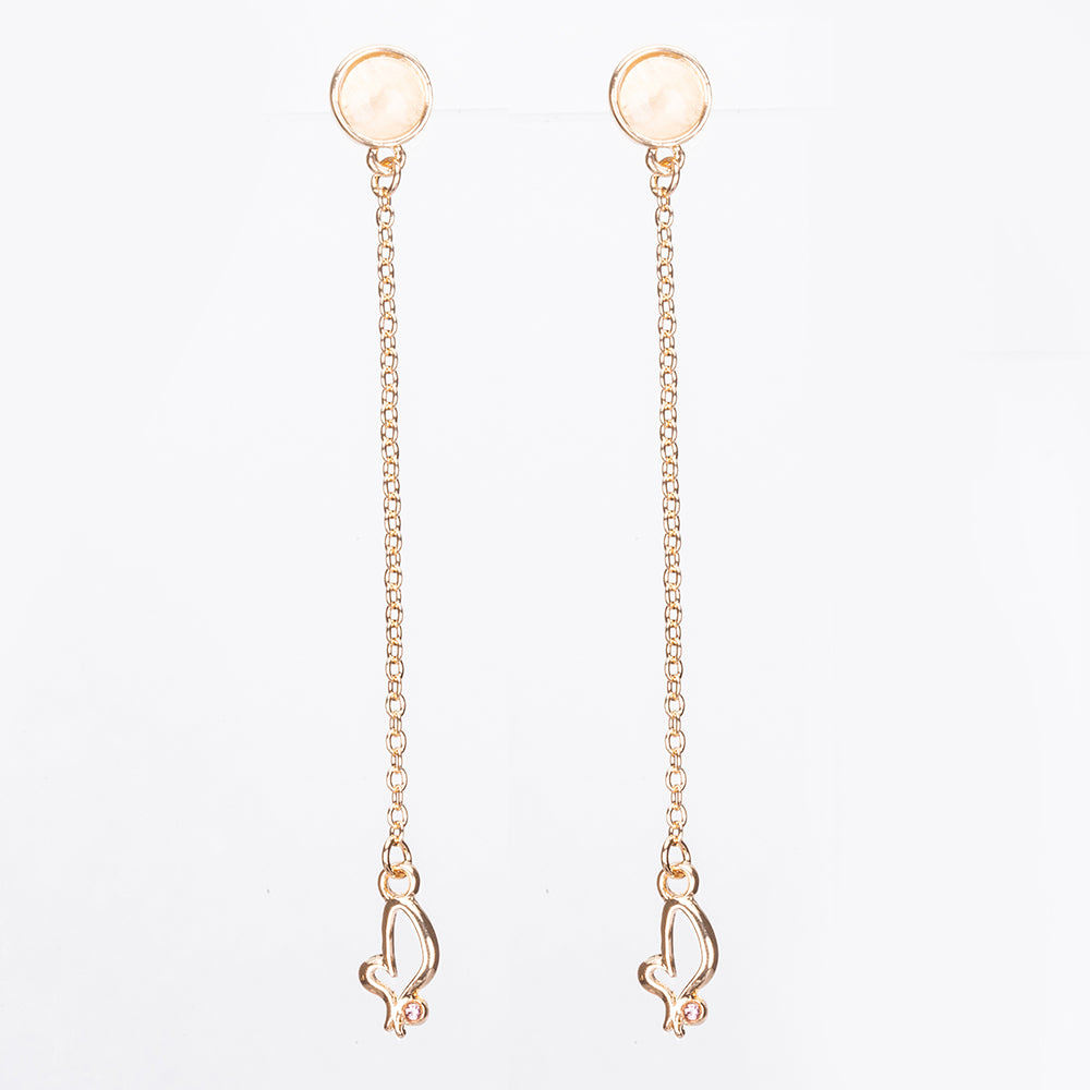 Conjunto de Liga de Ouro com Pérola e Cristal Emporia® Vermelho Branco ( Colar+Brincos+Pendente )