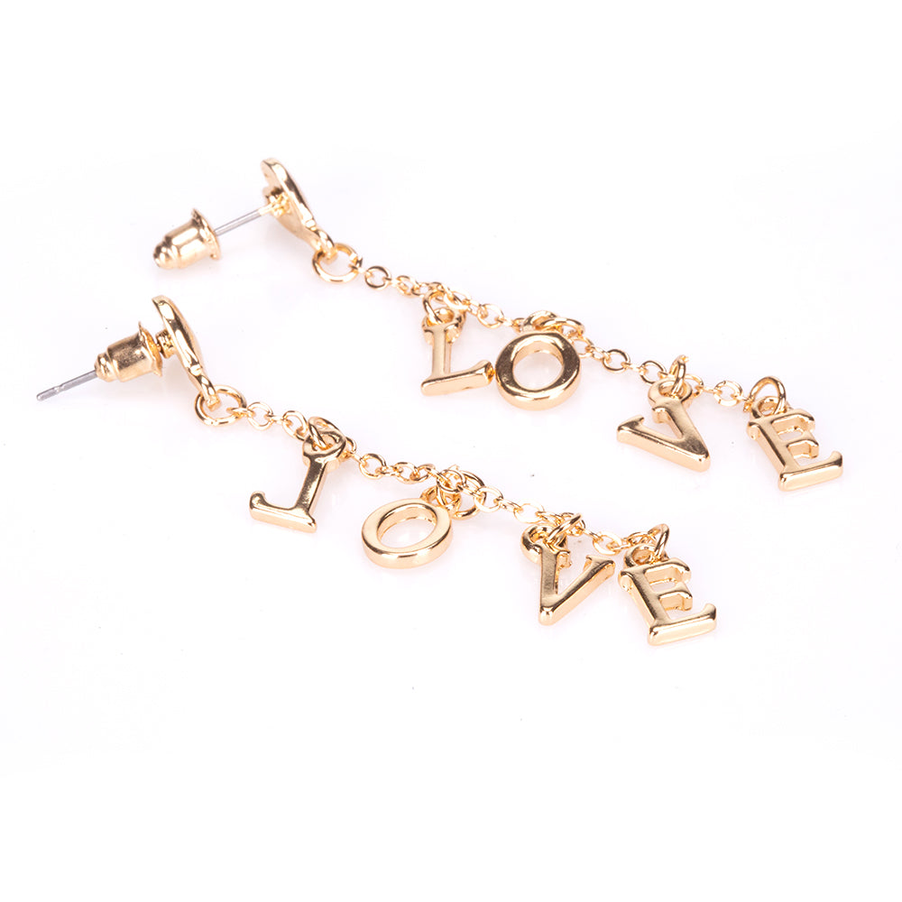 Conjunto de Liga de Ouro ( Colar+Brincos+Pendente )