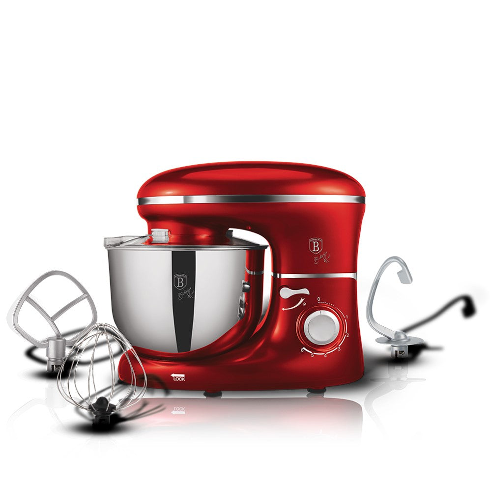 Berlinger Haus - Batedeira Eléctrica Multifunções Universal, Máquina de Massa e Batedor