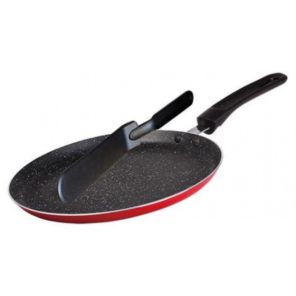 Máquina de Panquecas de mármore de 3 camadas antiaderente Panqueca com Turner, Blaumann, 24 cm