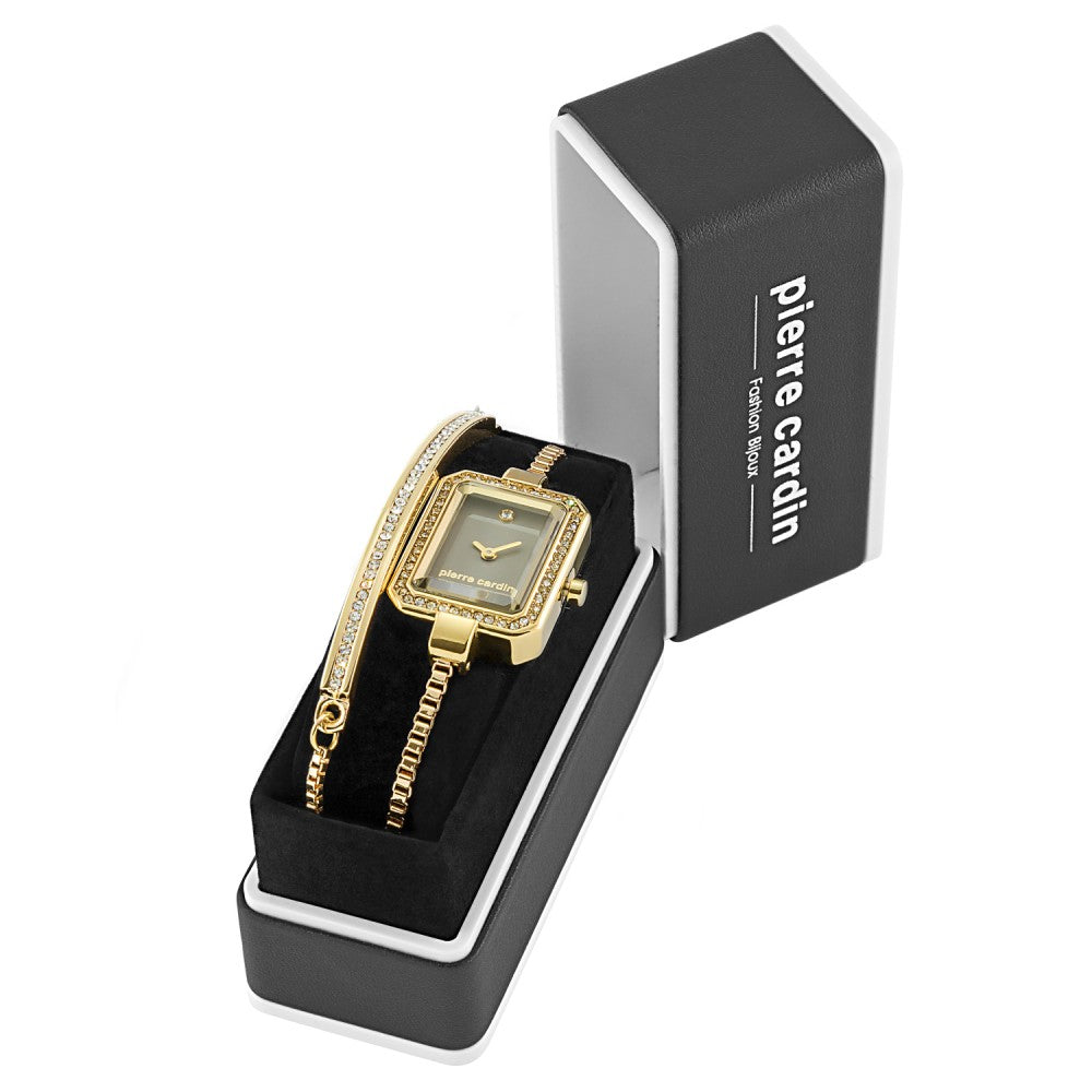 2 kpl Pierre Cardinin Settejä Jossa Kello ja Rannekoru