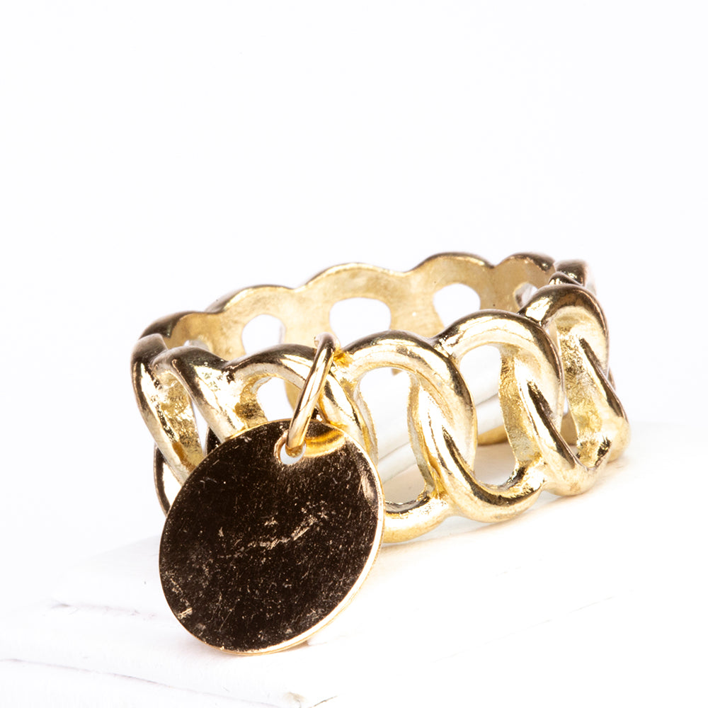 Relógio de Liga de Ouro com Cristal Emporia® Branco (Colar+Brincos+Pulseira+Pendente)