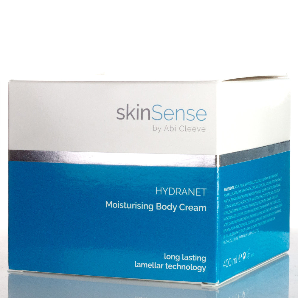 SkinSense Preparação de 2 passos Preparar o Corpo & Coleção Prémium: conjunto de creme corporal SkinSense 400ml e Esfoliante Corporal 200ml