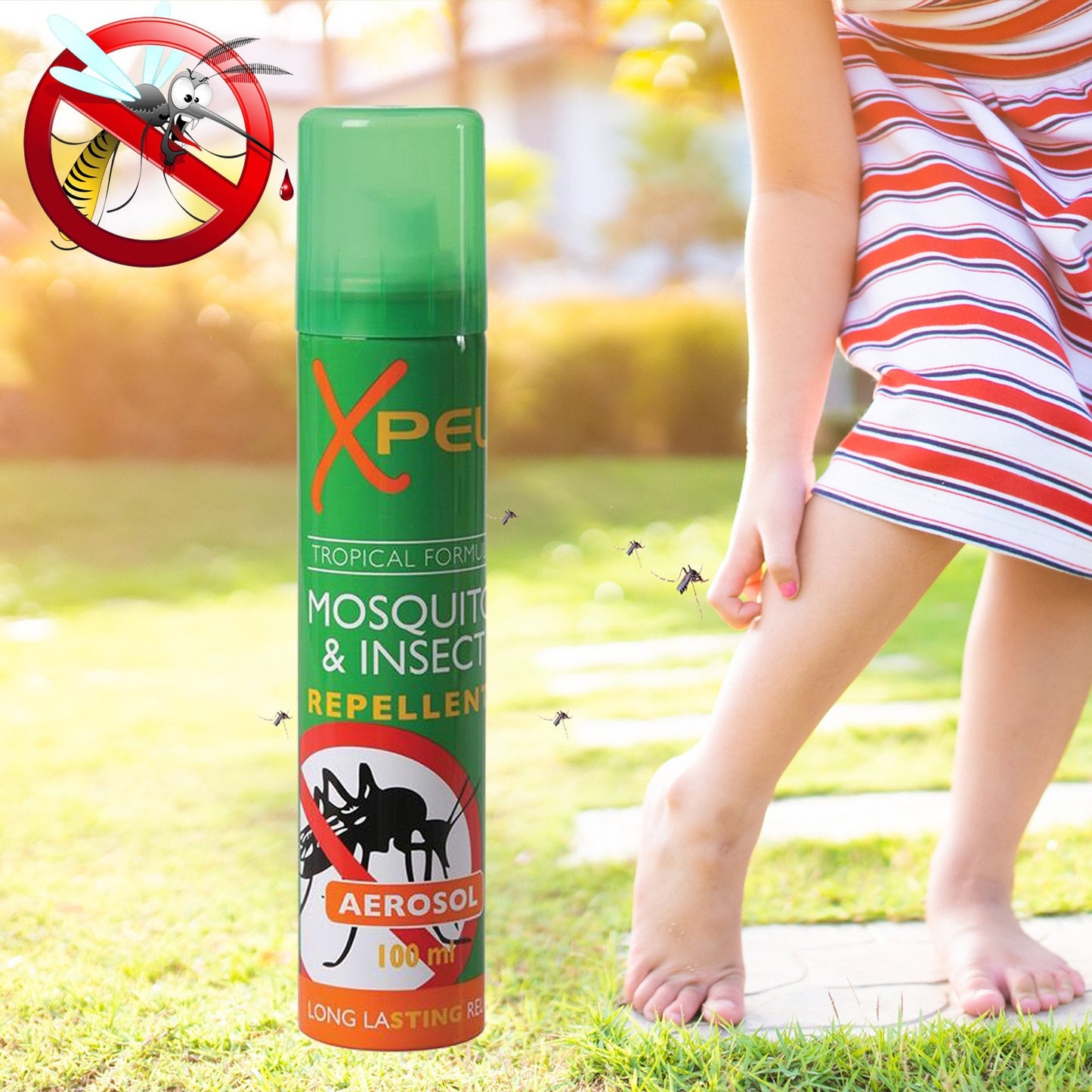 Aerossol Repelente de Mosquitos e Insectos de Ultra Longa Duração para Adultos - 100 ml